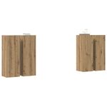 Casa si Gradina - Mobilier - Comode si corpuri - Comode - Set comoda TV 4 pcs stejar artizanal 30.5 x 30 x 90 cm PAL - Infinity.ro
