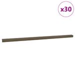 Casa si Gradina - Constructii - Materiale constructii - Profile decorative - Profile pentru marginea treptelor 30 pcs Maro 67 cm Aluminiu - Infinity.ro