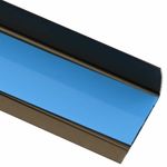 Casa si Gradina - Constructii - Materiale constructii - Profile decorative - Profile pentru marginea treptelor 30 pcs Maro 67 cm Aluminiu - Infinity.ro