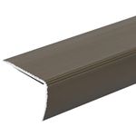 Casa si Gradina - Constructii - Materiale constructii - Profile decorative - Profile pentru marginea treptelor 30 pcs Maro 67 cm Aluminiu - Infinity.ro