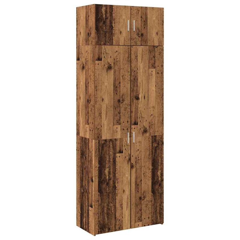 Casa si Gradina - Mobilier - Comode si corpuri - Comode - Dulap de depozitare Lemn vechi 80 x 42.5 x 225 cm Lemn compozit - Infinity.ro
