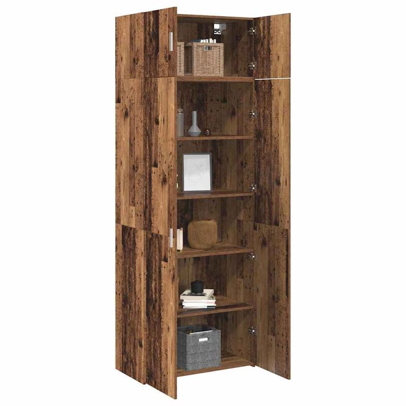 Casa si Gradina - Mobilier - Comode si corpuri - Comode - Dulap de depozitare Lemn vechi 80 x 42.5 x 225 cm Lemn compozit - Infinity.ro