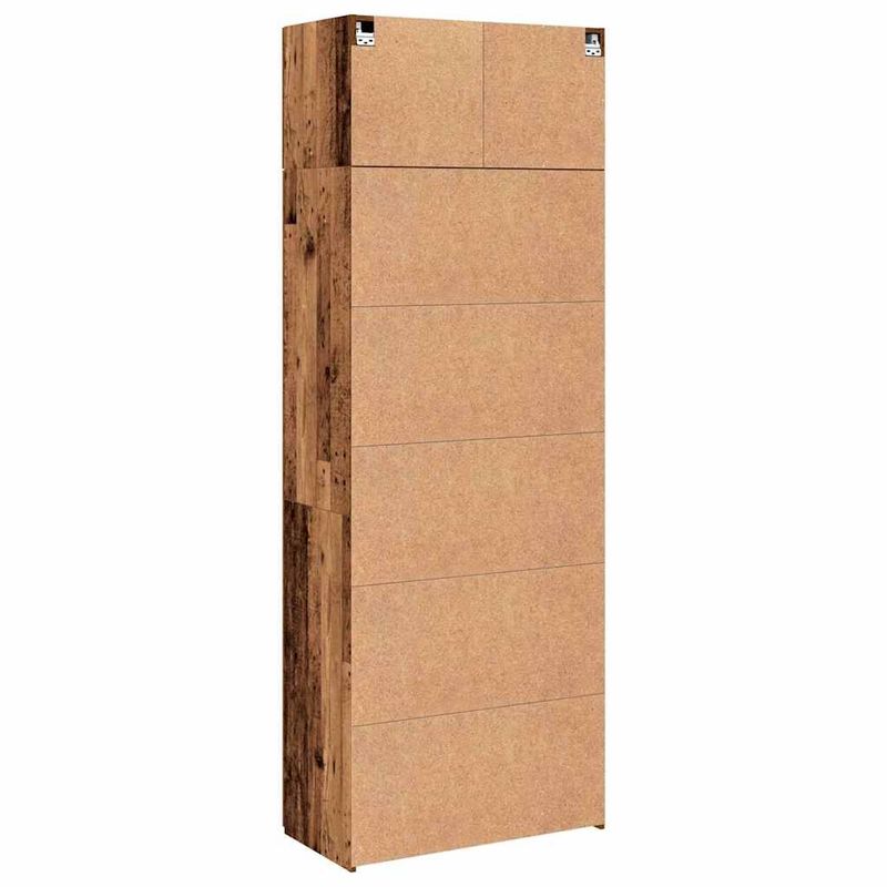 Casa si Gradina - Mobilier - Comode si corpuri - Comode - Dulap de depozitare Lemn vechi 80 x 42.5 x 225 cm Lemn compozit - Infinity.ro