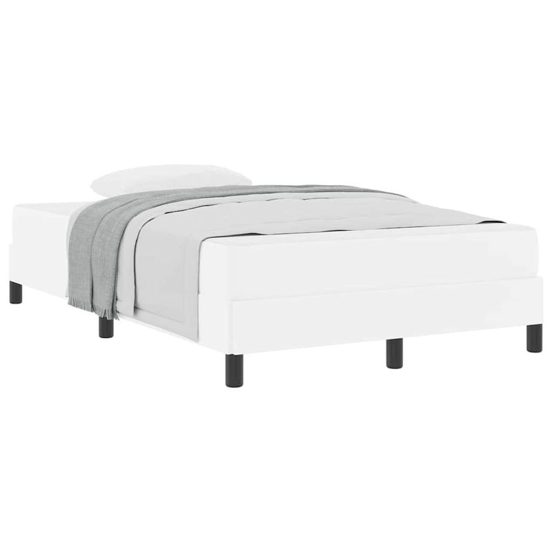 Casa si Gradina - Mobilier - Paturi si accesorii - Paturi - Pat Altele Alb pur 120 x 190 cm Piele artificiala - Infinity.ro