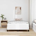 Casa si Gradina - Mobilier - Paturi si accesorii - Paturi - Pat Altele Alb pur 120 x 190 cm Piele artificiala - Infinity.ro