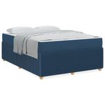 Casa si Gradina - Mobilier - Paturi si accesorii - Paturi - Cadru de pat Altele albastru 160 x 200 cm tesatura - Infinity.ro