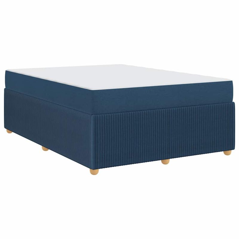 Casa si Gradina - Mobilier - Paturi si accesorii - Paturi - Cadru de pat Altele albastru 160 x 200 cm tesatura - Infinity.ro