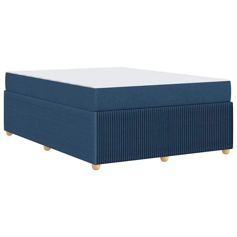 Casa si Gradina - Mobilier - Paturi si accesorii - Paturi - Cadru de pat Altele albastru 160 x 200 cm tesatura - Infinity.ro