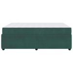 Casa si Gradina - Mobilier - Paturi si accesorii - Paturi - Cadru de pat cu saltea Altele Verde inchis 160 x 200 cm Catifea - Infinity.ro