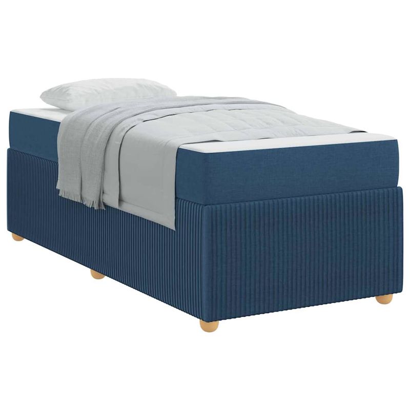 Casa si Gradina - Mobilier - Paturi si accesorii - Paturi - Cadru de pat Altele albastru 100 x 200 cm tesatura - Infinity.ro