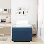Casa si Gradina - Mobilier - Paturi si accesorii - Paturi - Cadru de pat Altele albastru 100 x 200 cm tesatura - Infinity.ro