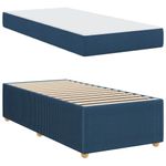 Casa si Gradina - Mobilier - Paturi si accesorii - Paturi - Cadru de pat Altele albastru 100 x 200 cm tesatura - Infinity.ro