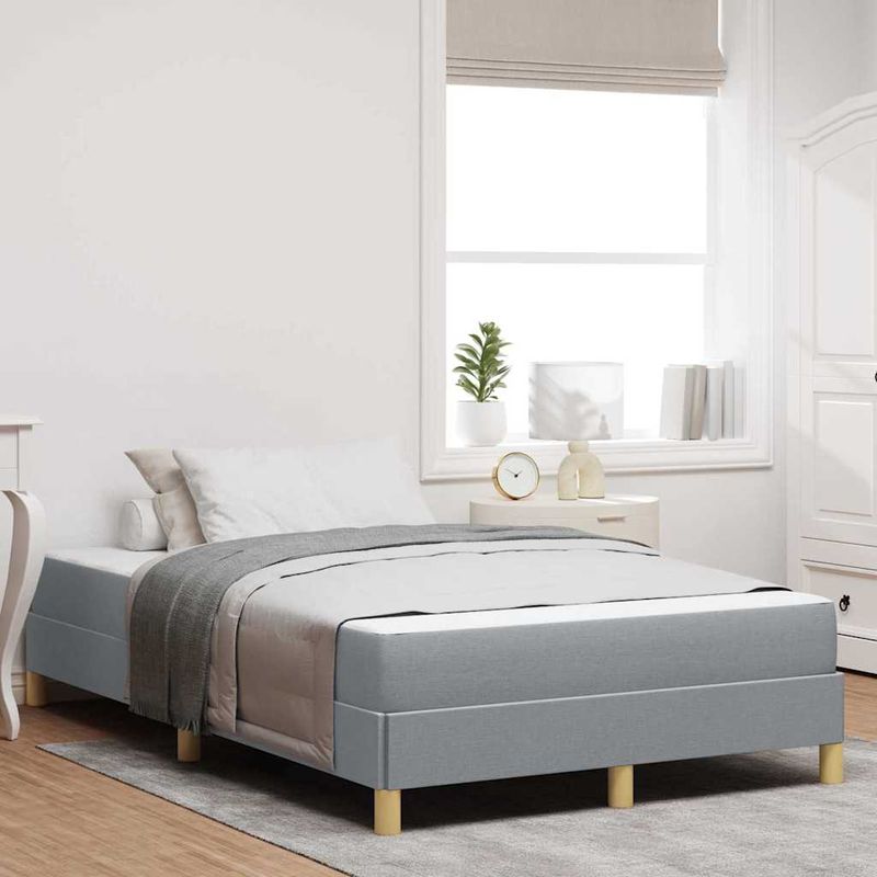 Casa si Gradina - Mobilier - Paturi si accesorii - Paturi - Pat cu arcuri Taupe, Maro 120 x 200 cm - Infinity.ro