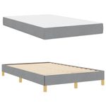 Casa si Gradina - Mobilier - Paturi si accesorii - Paturi - Pat cu arcuri Taupe, Maro 120 x 200 cm - Infinity.ro