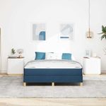 Casa si Gradina - Mobilier - Paturi si accesorii - Paturi - Pat cu arcuri Taupe, Maro 140 x 190 cm - Infinity.ro