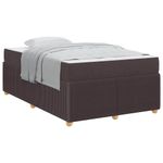 Casa si Gradina - Mobilier - Paturi si accesorii - Paturi - Cadru de pat Altele Maro inchis 120 x 190 cm tesatura - Infinity.ro