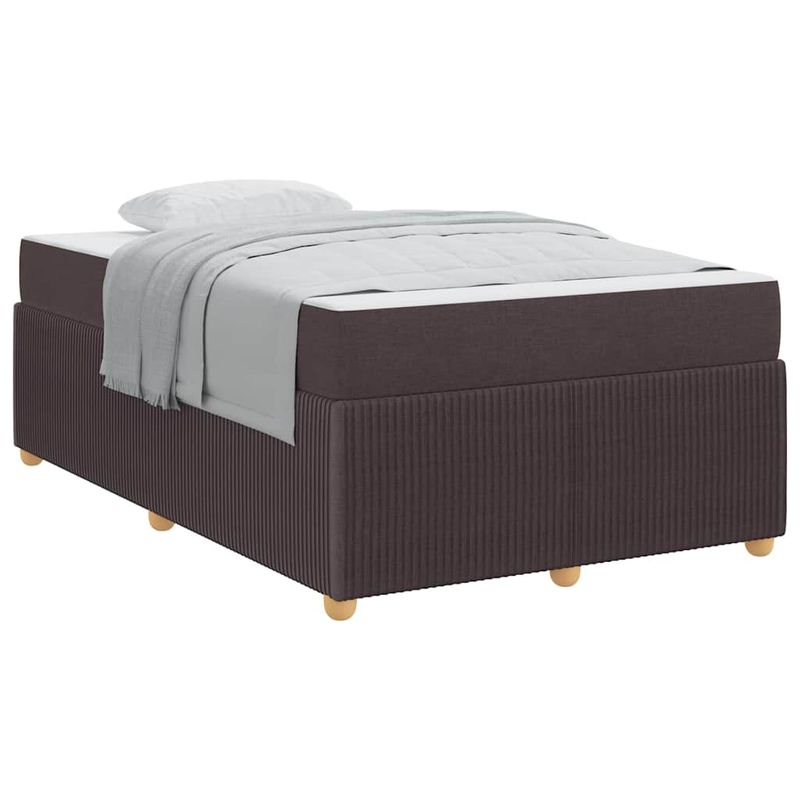 Casa si Gradina - Mobilier - Paturi si accesorii - Paturi - Cadru de pat Altele Maro inchis 120 x 190 cm tesatura - Infinity.ro