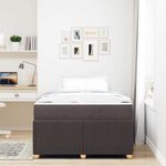 Casa si Gradina - Mobilier - Paturi si accesorii - Paturi - Cadru de pat Altele Maro inchis 120 x 190 cm tesatura - Infinity.ro