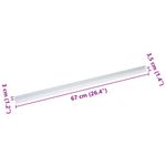 Casa si Gradina - Constructii - Materiale constructii - Profile decorative - Profile pentru marginea treptelor 30 pcs Argintiu 67 cm - Infinity.ro