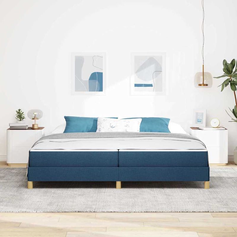Casa si Gradina - Mobilier - Paturi si accesorii - Paturi - Pat cu arcuri Taupe, Maro 200 x 200 cm - Infinity.ro