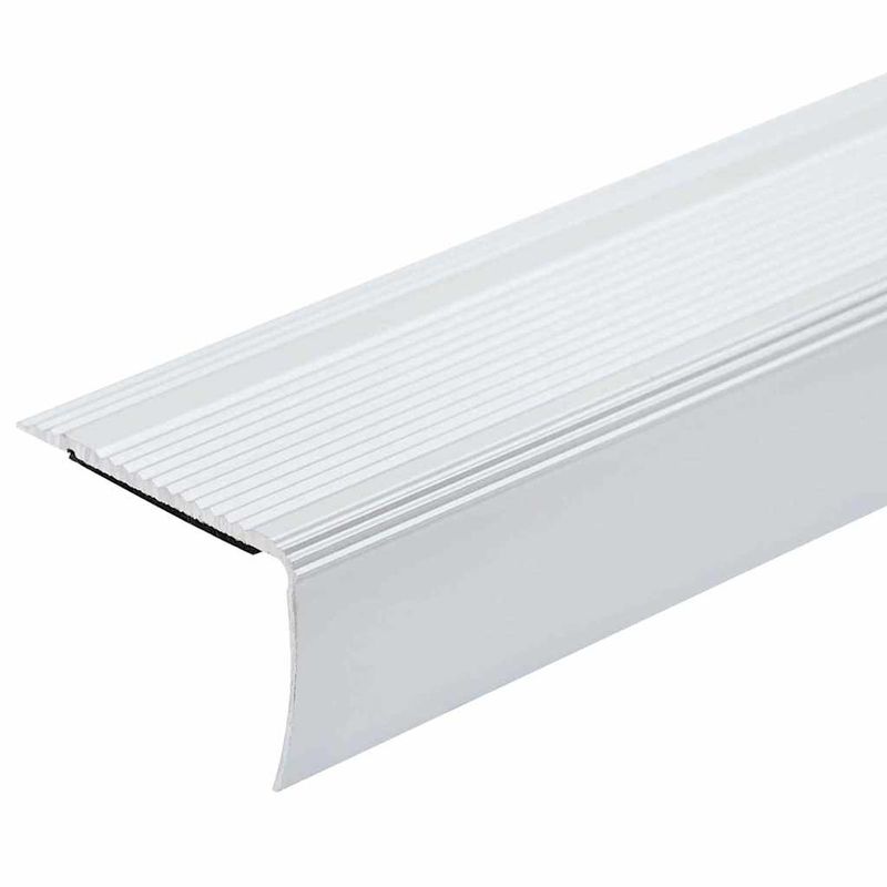 Casa si Gradina - Constructii - Scari si accesorii interioare - Scari lemn - Tavita pentru trepte 10 pcs Argintiu 67 cm Aluminiu - Infinity.ro