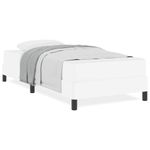 Casa si Gradina - Mobilier - Paturi si accesorii - Paturi - Pat Altele Alb pur 90 x 190 cm Piele artificiala - Infinity.ro