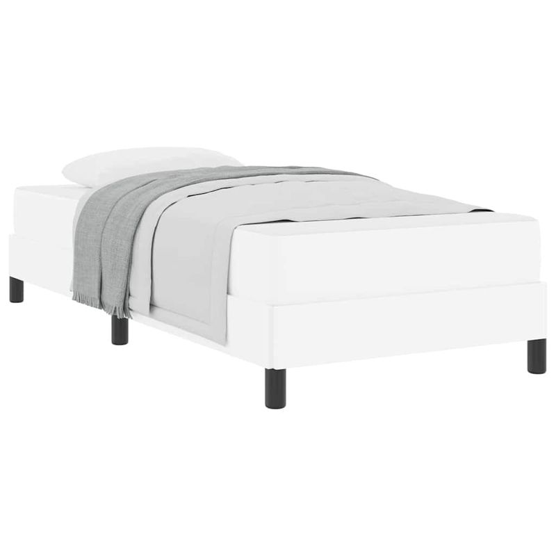 Casa si Gradina - Mobilier - Paturi si accesorii - Paturi - Pat Altele Alb pur 90 x 190 cm Piele artificiala - Infinity.ro