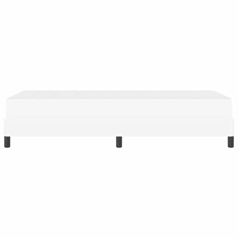 Casa si Gradina - Mobilier - Paturi si accesorii - Paturi - Pat Altele Alb pur 90 x 190 cm Piele artificiala - Infinity.ro