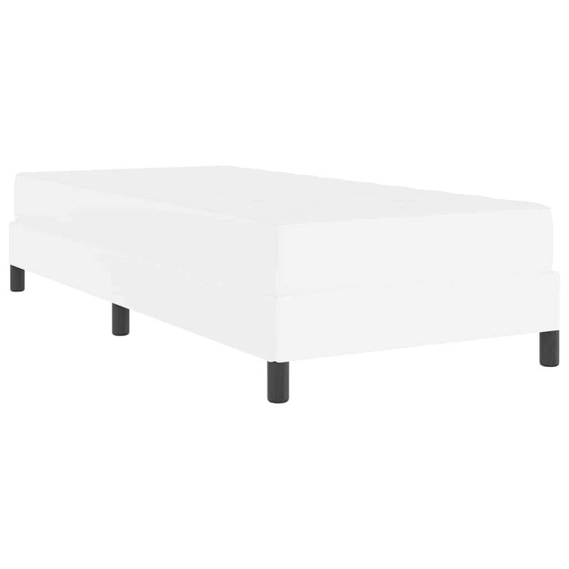 Casa si Gradina - Mobilier - Paturi si accesorii - Paturi - Pat Altele Alb pur 90 x 190 cm Piele artificiala - Infinity.ro