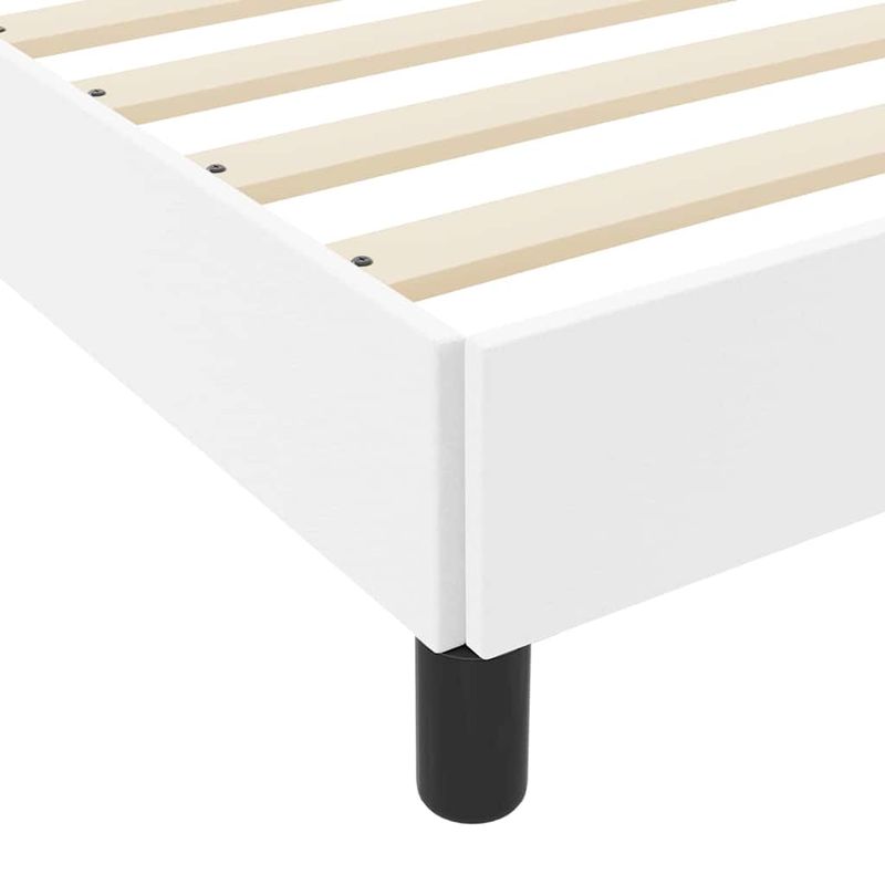 Casa si Gradina - Mobilier - Paturi si accesorii - Paturi - Pat Altele Alb pur 90 x 190 cm Piele artificiala - Infinity.ro