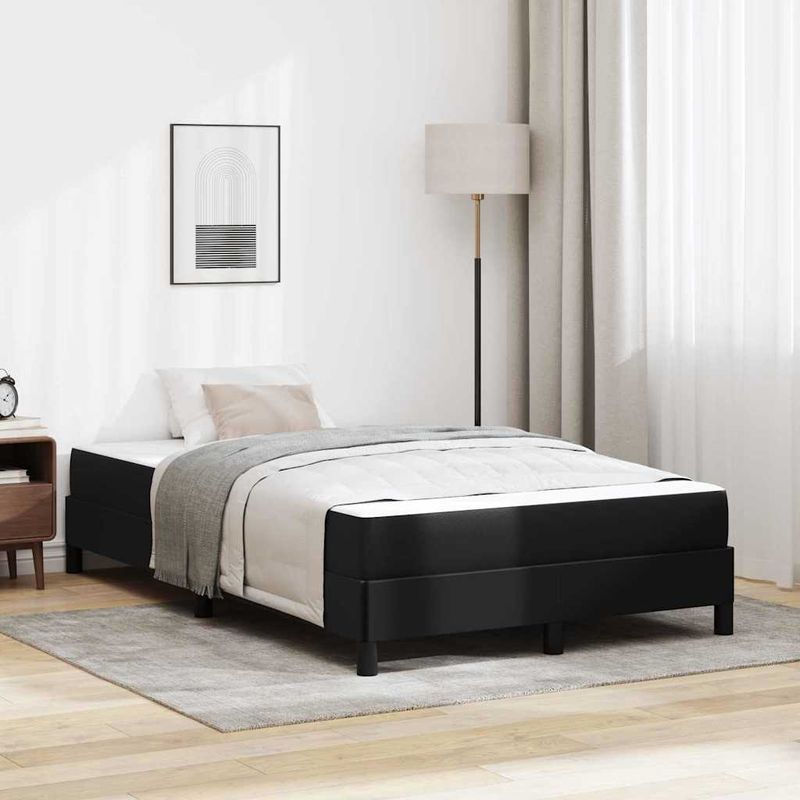Casa si Gradina - Mobilier - Paturi si accesorii - Paturi - Pat Altele Negru 120 x 200 cm Piele artificiala - Infinity.ro