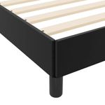Casa si Gradina - Mobilier - Paturi si accesorii - Paturi - Pat Altele Negru 120 x 200 cm Piele artificiala - Infinity.ro