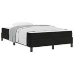 Casa si Gradina - Mobilier - Paturi si accesorii - Paturi - Pat boxspring cu saltea Negru 120 x 190 cm Catifea - Infinity.ro