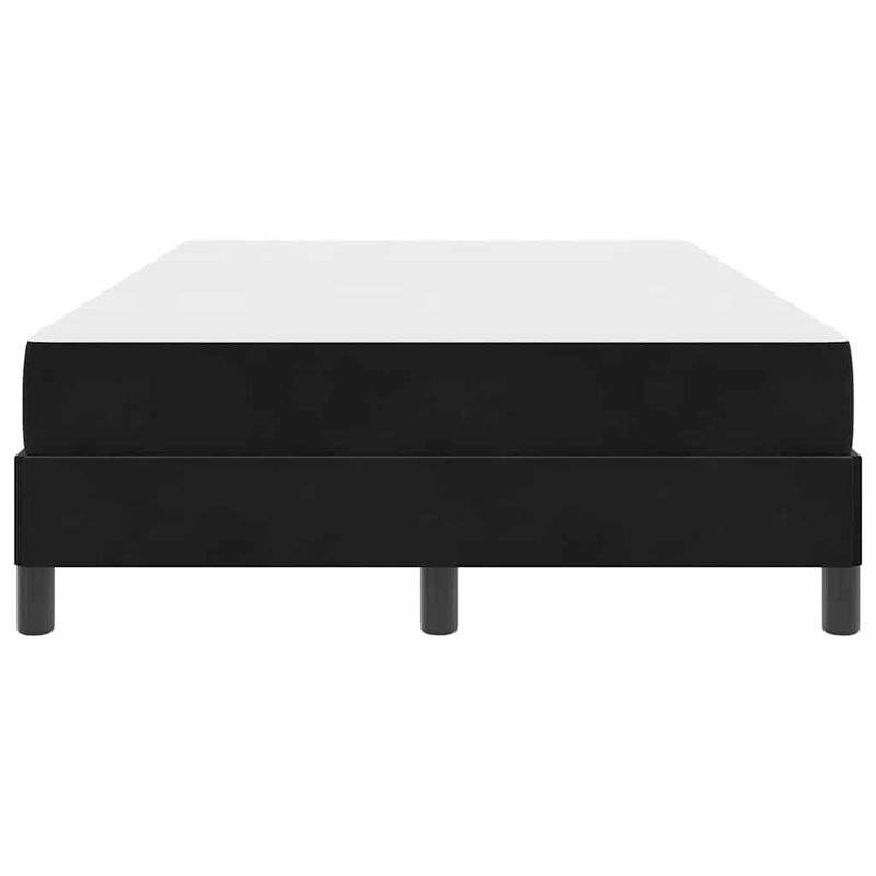 Casa si Gradina - Mobilier - Paturi si accesorii - Paturi - Pat boxspring cu saltea Negru 120 x 190 cm Catifea - Infinity.ro