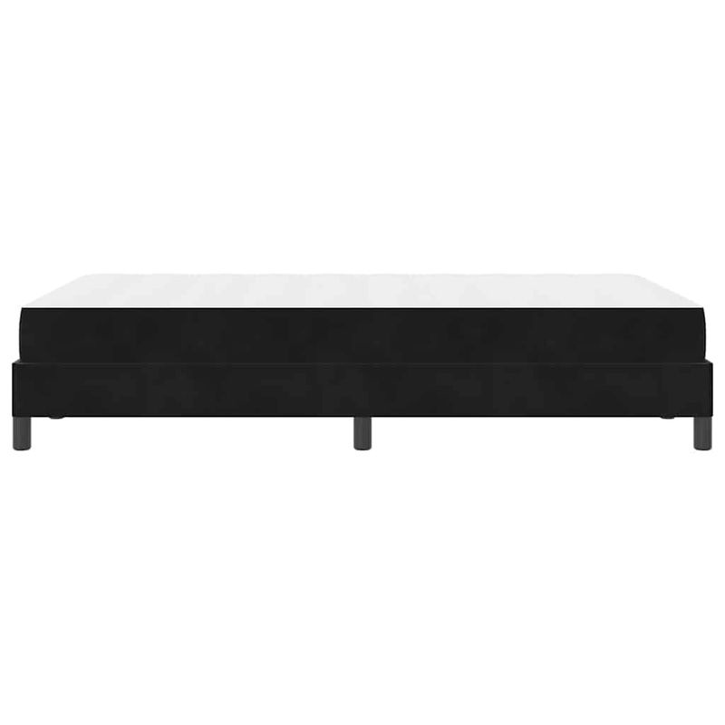 Casa si Gradina - Mobilier - Paturi si accesorii - Paturi - Pat boxspring cu saltea Negru 120 x 190 cm Catifea - Infinity.ro