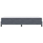 Casa si Gradina - Mobilier - Paturi si accesorii - Paturi - Pat boxspring cu saltea Gri inchis 80 x 220 cm Catifea - Infinity.ro