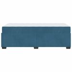 Casa si Gradina - Mobilier - Paturi si accesorii - Paturi - Cadru de pat Altele Albastru inchis 90 x 190 cm Catifea - Infinity.ro