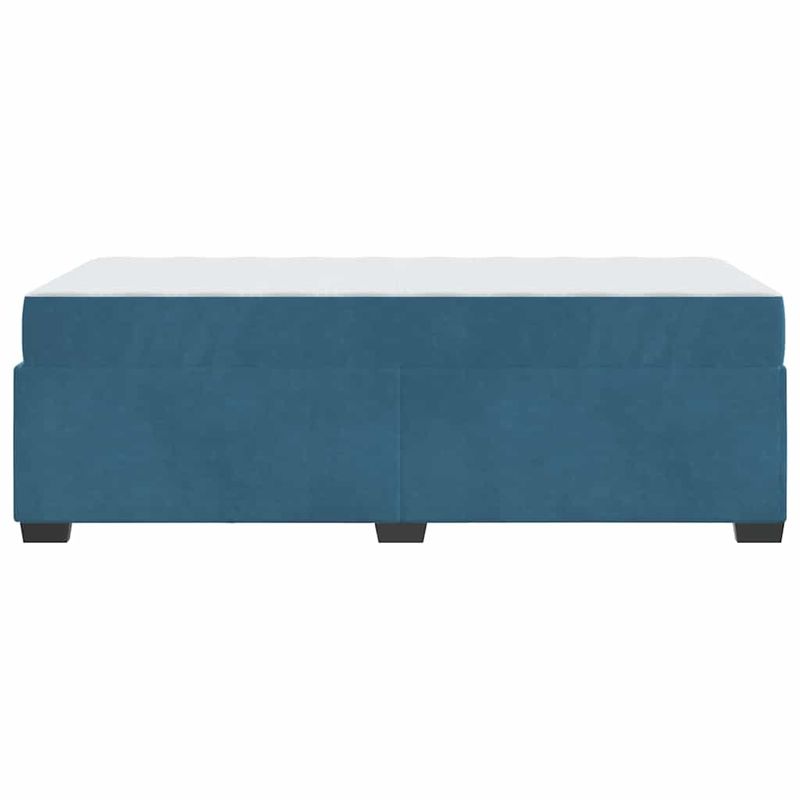 Casa si Gradina - Mobilier - Paturi si accesorii - Paturi - Cadru de pat Altele Albastru inchis 90 x 190 cm Catifea - Infinity.ro