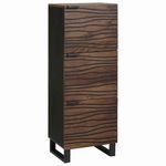 Casa si Gradina - Mobilier - Dulapuri si sifoniere - Dulapuri - Highboard din lemn de nuc cu raft Altele cu depozitare cu usa Maro 40 x 33.5 x 110 cm - Infinity.ro