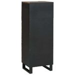 Casa si Gradina - Mobilier - Dulapuri si sifoniere - Dulapuri - Highboard din lemn de nuc cu raft Altele cu depozitare cu usa Maro 40 x 33.5 x 110 cm - Infinity.ro