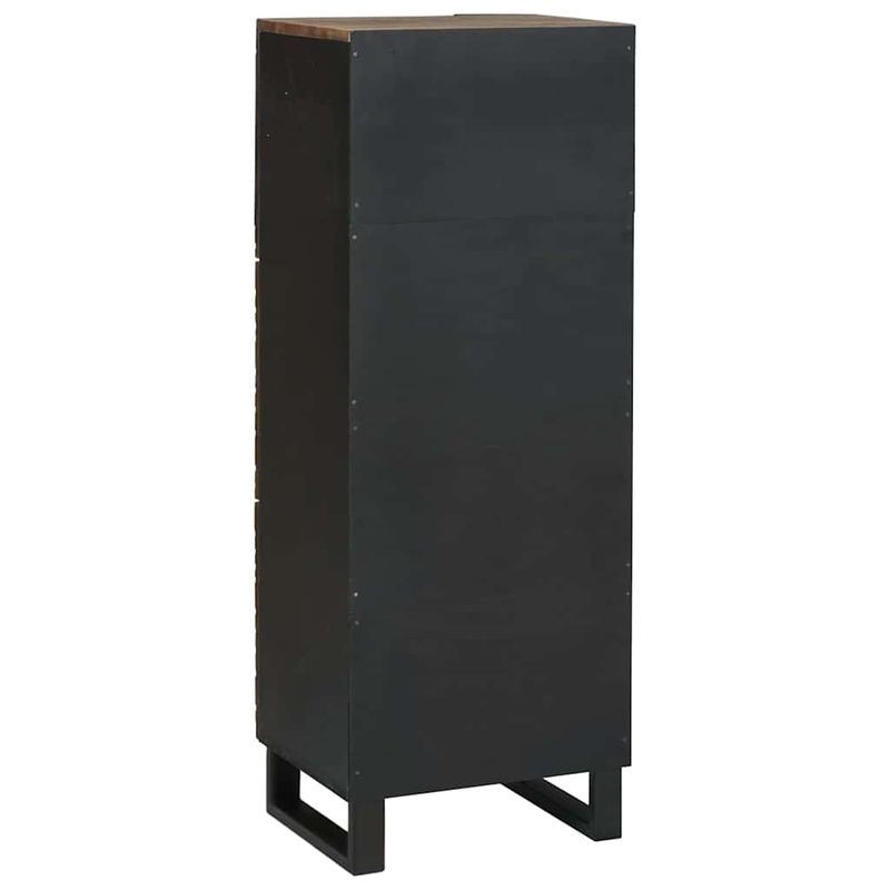 Casa si Gradina - Mobilier - Dulapuri si sifoniere - Dulapuri - Highboard din lemn de nuc cu raft Altele cu depozitare cu usa Maro 40 x 33.5 x 110 cm - Infinity.ro