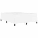 Casa si Gradina - Mobilier - Paturi si accesorii - Paturi - Cadru de pat cu saltea Alb 160 x 200 cm Piele artificiala - Infinity.ro