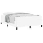 Casa si Gradina - Mobilier - Paturi si accesorii - Paturi - Cadru de pat cu saltea Alb 160 x 200 cm Piele artificiala - Infinity.ro