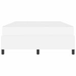 Casa si Gradina - Mobilier - Paturi si accesorii - Paturi - Cadru de pat cu saltea Alb 160 x 200 cm Piele artificiala - Infinity.ro
