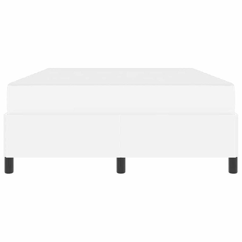 Casa si Gradina - Mobilier - Paturi si accesorii - Paturi - Cadru de pat cu saltea Alb 160 x 200 cm Piele artificiala - Infinity.ro