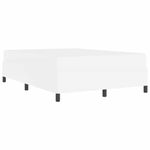 Casa si Gradina - Mobilier - Paturi si accesorii - Paturi - Cadru de pat cu saltea Alb 160 x 200 cm Piele artificiala - Infinity.ro