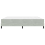 Casa si Gradina - Mobilier - Paturi si accesorii - Paturi - Pat boxspring cu saltea Gri deschis 180 x 200 cm Catifea - Infinity.ro