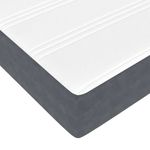 Casa si Gradina - Mobilier - Paturi si accesorii - Paturi - Cadru de pat Altele Gri inchis si Alb 100 x 200 cm Catifea - Infinity.ro