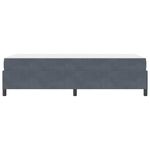 Casa si Gradina - Mobilier - Paturi si accesorii - Paturi - Cadru de pat Altele Alb si gri deschis 90 x 190 cm Catifea - Infinity.ro