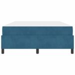 Casa si Gradina - Mobilier - Paturi si accesorii - Paturi - Cadru de pat Altele Albastru inchis si alb 160 x 200 cm Catifea - Infinity.ro